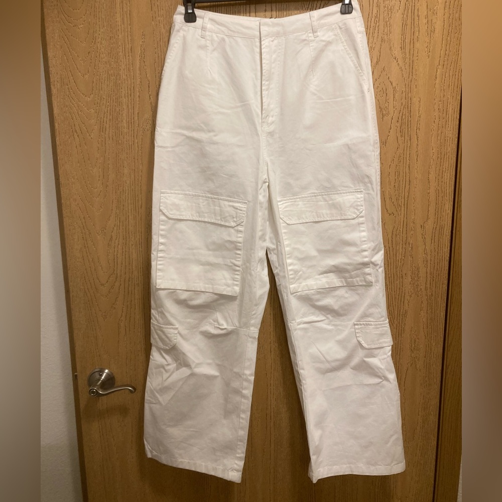 NWT English Factory Wide Leg Pocket Cargo Pant
